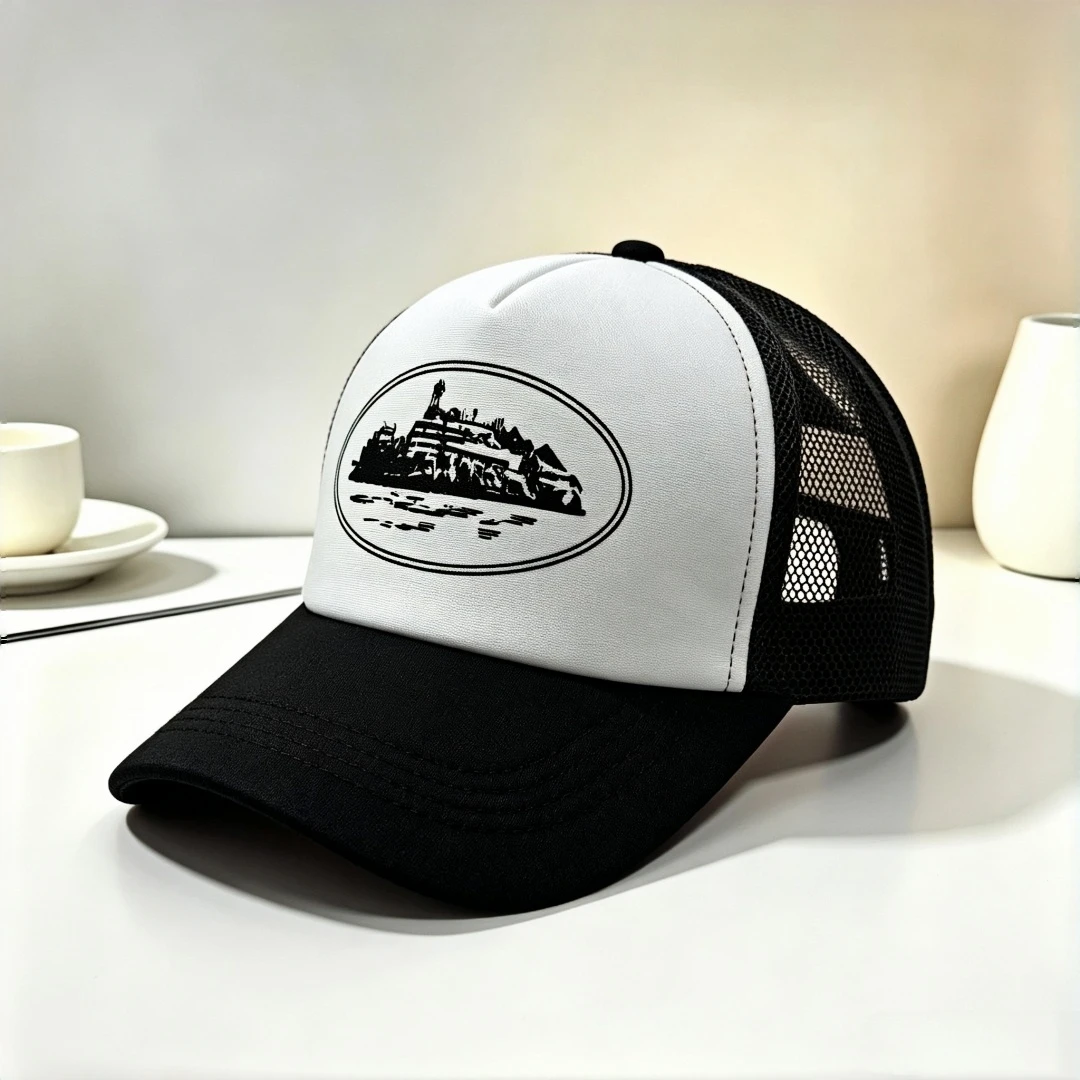 Trucker Cap Mesh - Topi Trucker Pria Wanita, Model Vintage