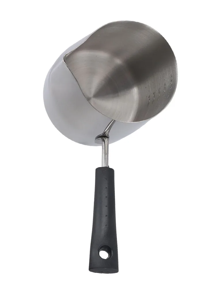 Chocolate Melting Pot Stainless Steel Pot Serving Beverages Cooking Experience 350ML Generous Capacity Coffee Pot