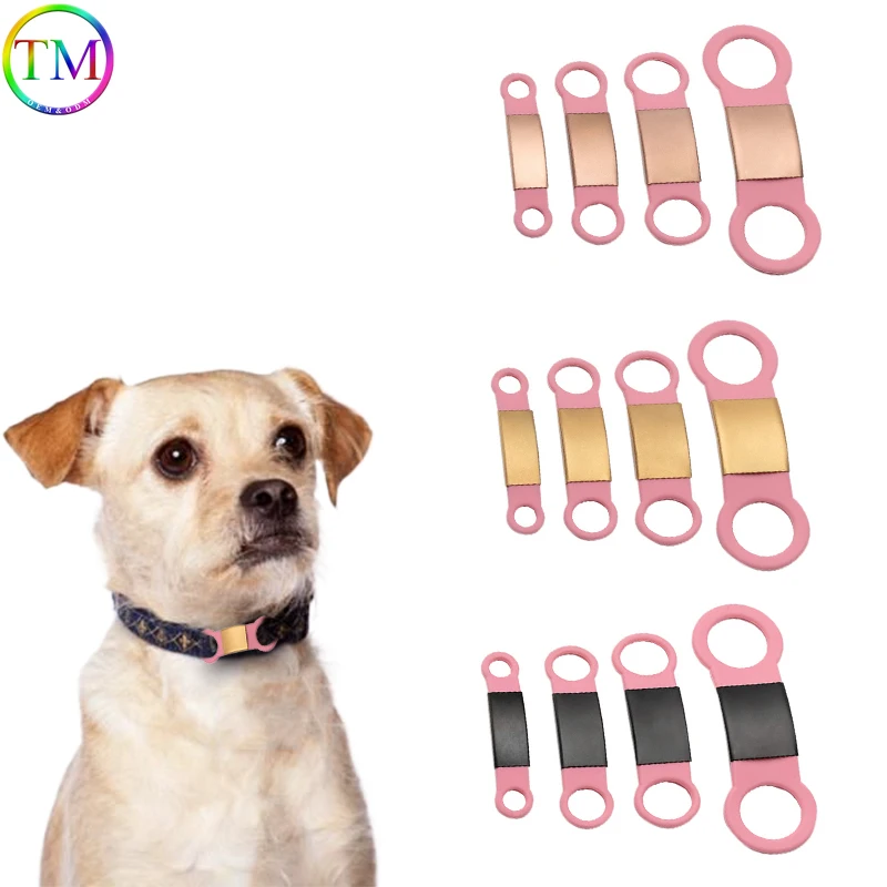 Huisdier Id Tag Siliconen Zink Legering Hond Kat Gepersonaliseerde Naam Kraag Gegraveerde Tags Accessoires Naam Telefoonnummer Huisdierlabels