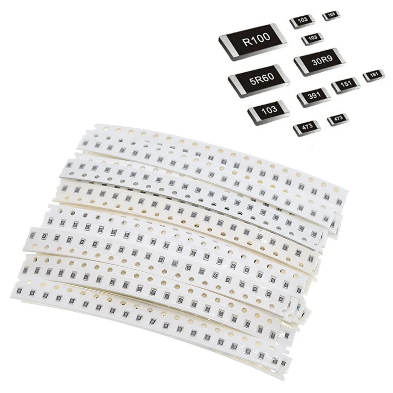 200PCS SMD Resistor 0805 5% 560R 0R ~ 10M 1/10W 150 220 330 ohm 1K 4.7K 10K 100K 1R 100R 220R Surface Mount Resistance