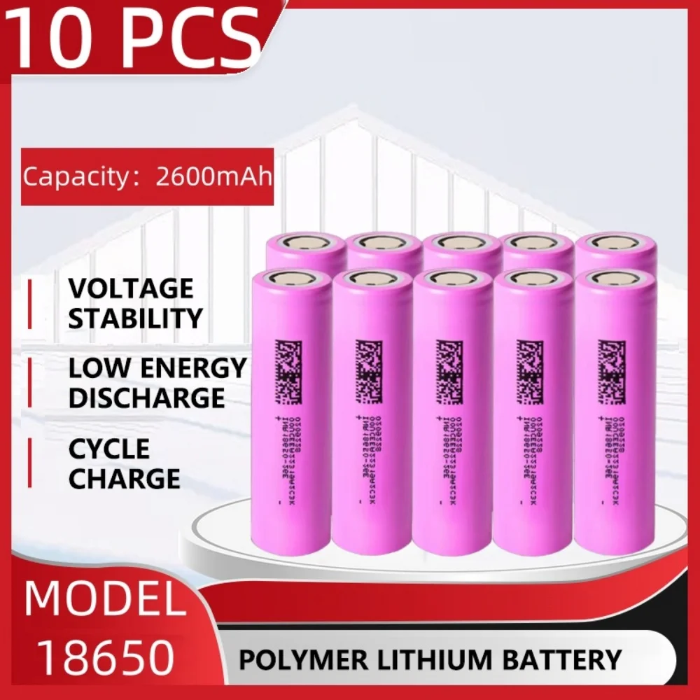 

18650 Battery 18650-5C 2600mAh 3.7V Li-Ion Rechargeable Power CellElectric car sweeper, garden electric tool, lithium battery