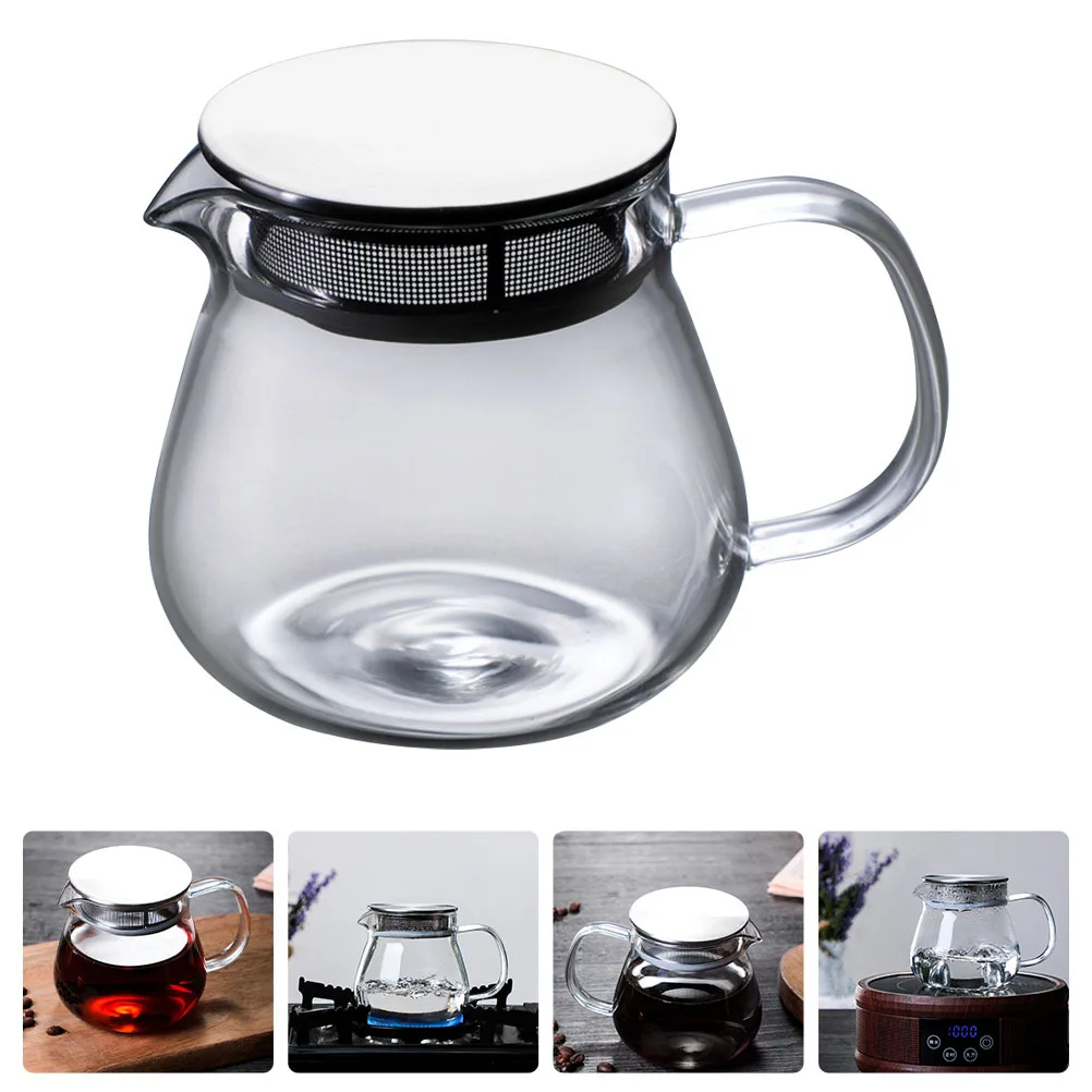 

1Pcs Transparent Glass Coffee Pot Practical Coffee Kettle Suitable for Home Restaurant Hotel Daily Use