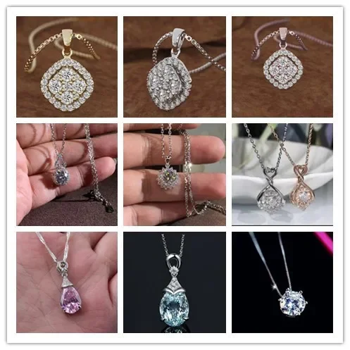 New Fashion Mosang Stone Sun Flower Necklace Net Celebrity Talent Circular Pendant Clavicle Chain Manufacturer Direct Sales