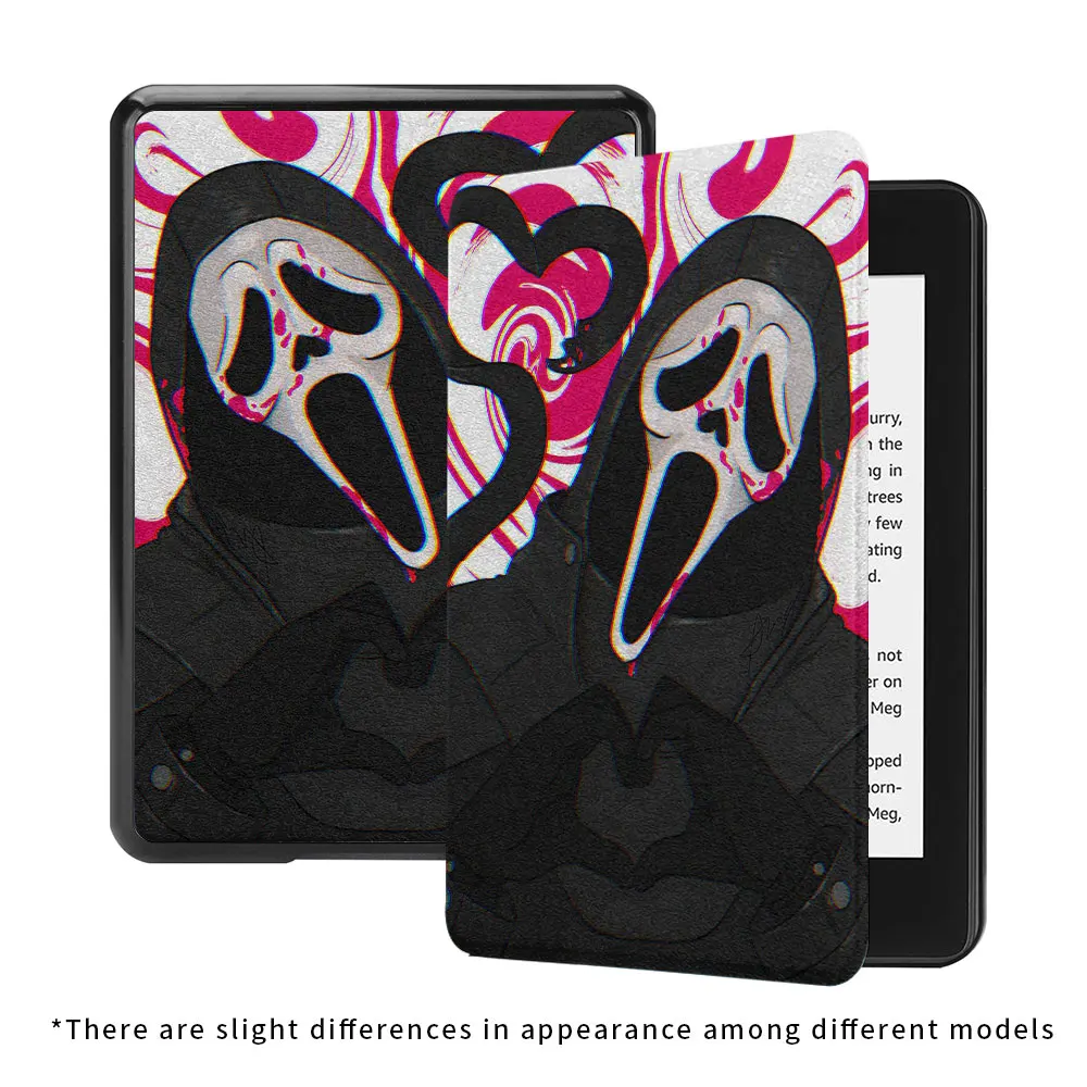 Kindle Fall Paper white3th Silikon Soft shell Funda 6,8 11. 8. Generation Paper white11. in vier ungewöhnlichen Mustern