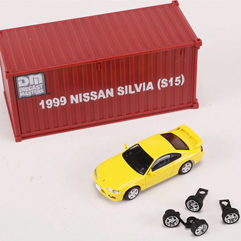 

DM литой под давлением оригинальный сплав 1:64 1999 NISSAN SILVIA S15 мини-игрушечный автомобиль моделирование классическая модель хобби и коллекционные предметы сувенирный подарок