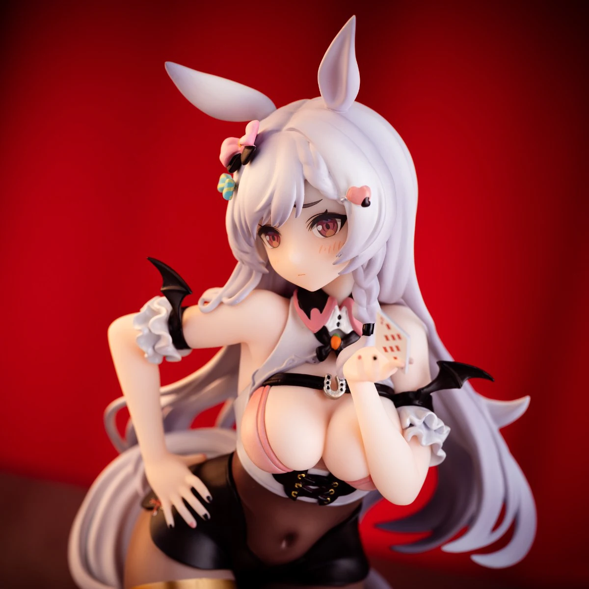 18CM Solarain Ashige-chan 1/7 Lucky Dealer Ver Sexy Girl Anime Action Figures PVC Hentai Collection Doll Model Toys Gift