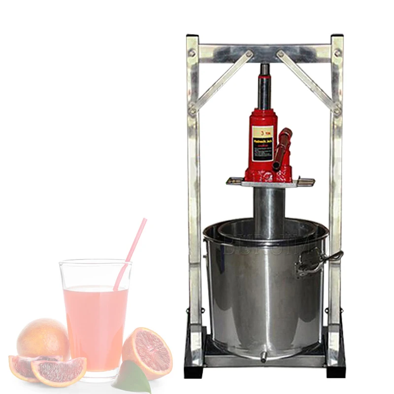 

Manual Hydraulic Squeezer Carbon Steel Honey Blueberry Presser Mulberry Grape Vegatable Presser Juicer