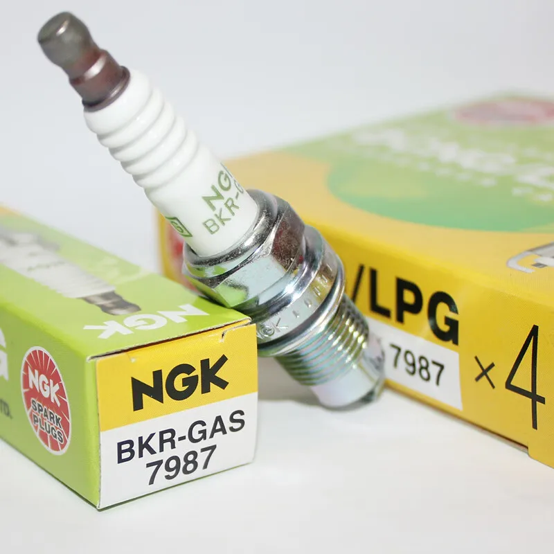 4pcs Original NGK Spark Plug BKR-GAS 7987