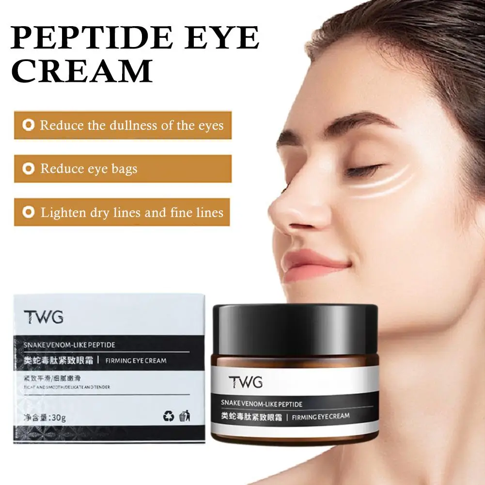 

30g Peptide Eye Cream Anti Dark Circles Remove Eye Eyes Care Bags Products Skin Firming Moisturizing Creams F8B4