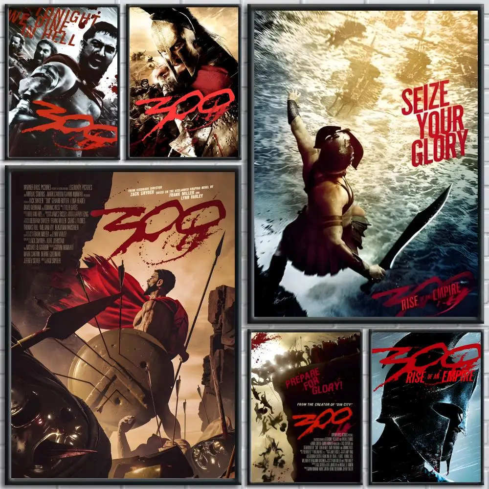 Epic movie 3-300 Rise of an Empire Poster Modern Aesthetic Wall Art Print Minimalist Poster Bedroom Living Room Home Decor Gift