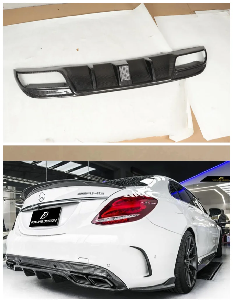 For Mercedes Benz AMG GT50 GT53 2019 2020 2021 2022 Real Carbon Fiber Bumper Front Lip Spoiler Fog light Air Vent Outlet Cover