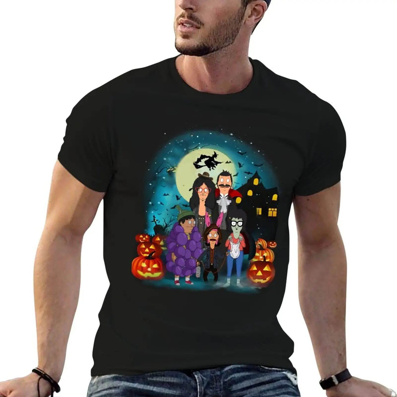 Halloween Bobs Burgers T-Shirt Active Wear Sports T-Shirt for Men