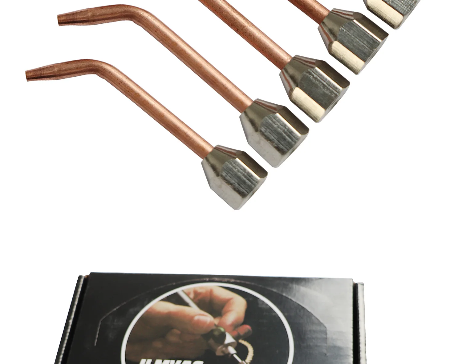 Micro Mini Gas Torch for Jewelry Welding and Soldering Kit with 5 Weld Tips for Oxygen Cylinders and Hoses (Acetylene)
