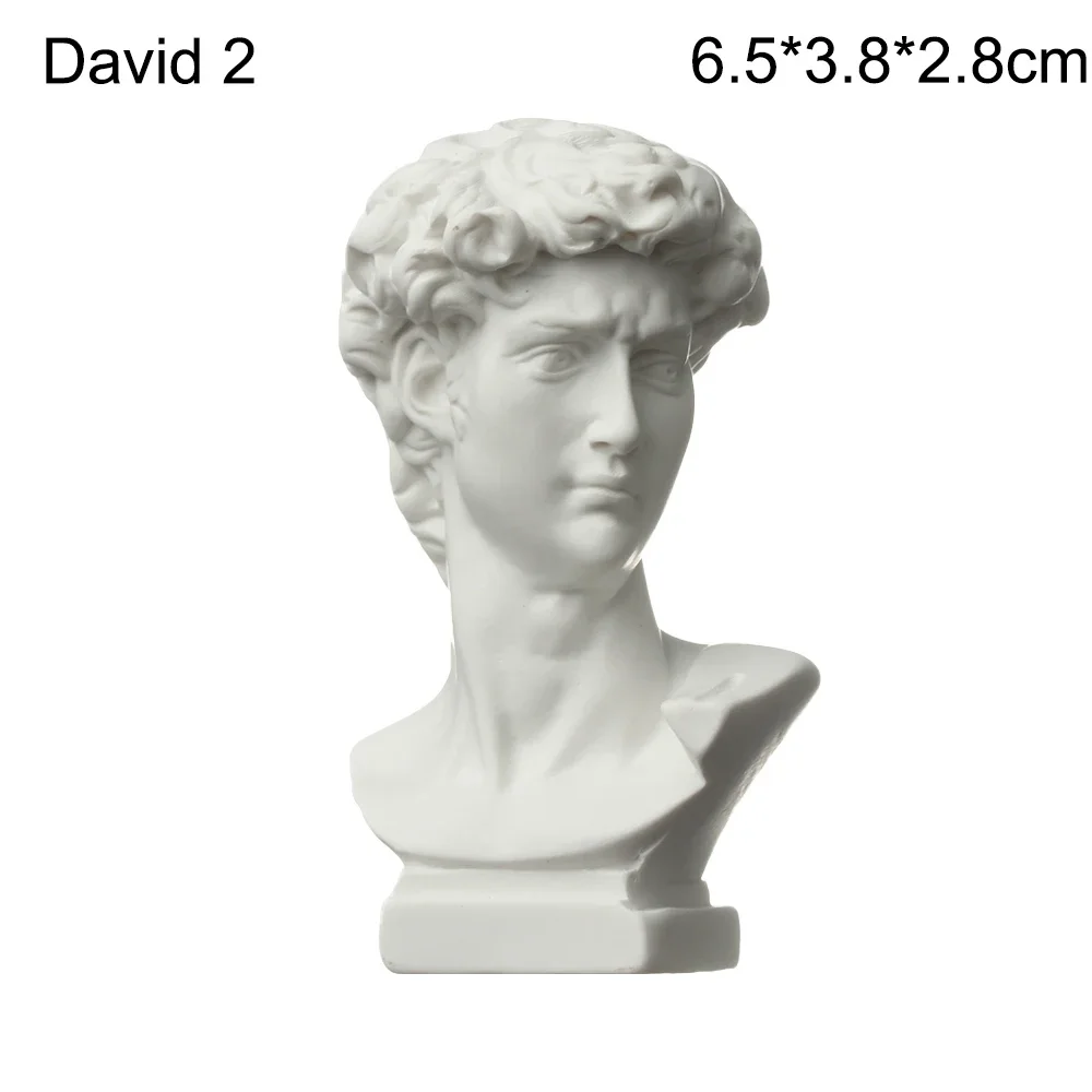 新ミニ置物石膏像ギリシャ神話有名人有名な彫刻描画練習石膏バスト肖像