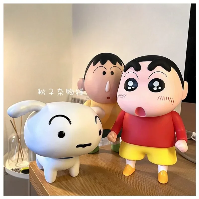 Anime Cartoon Crayon Shin-Chan Series Model Doll Trendy Toy Kawaii Desktop Decorative Ornaments Doll Children's Birthday Gifts