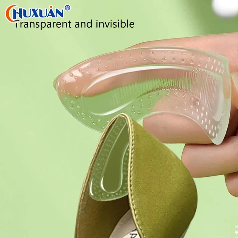 

[Q]Soft, Abrasion-resistant, Anti-slip, Invisible Heel Pad With Textured Massage, Comfortable Self-adhesive Insole