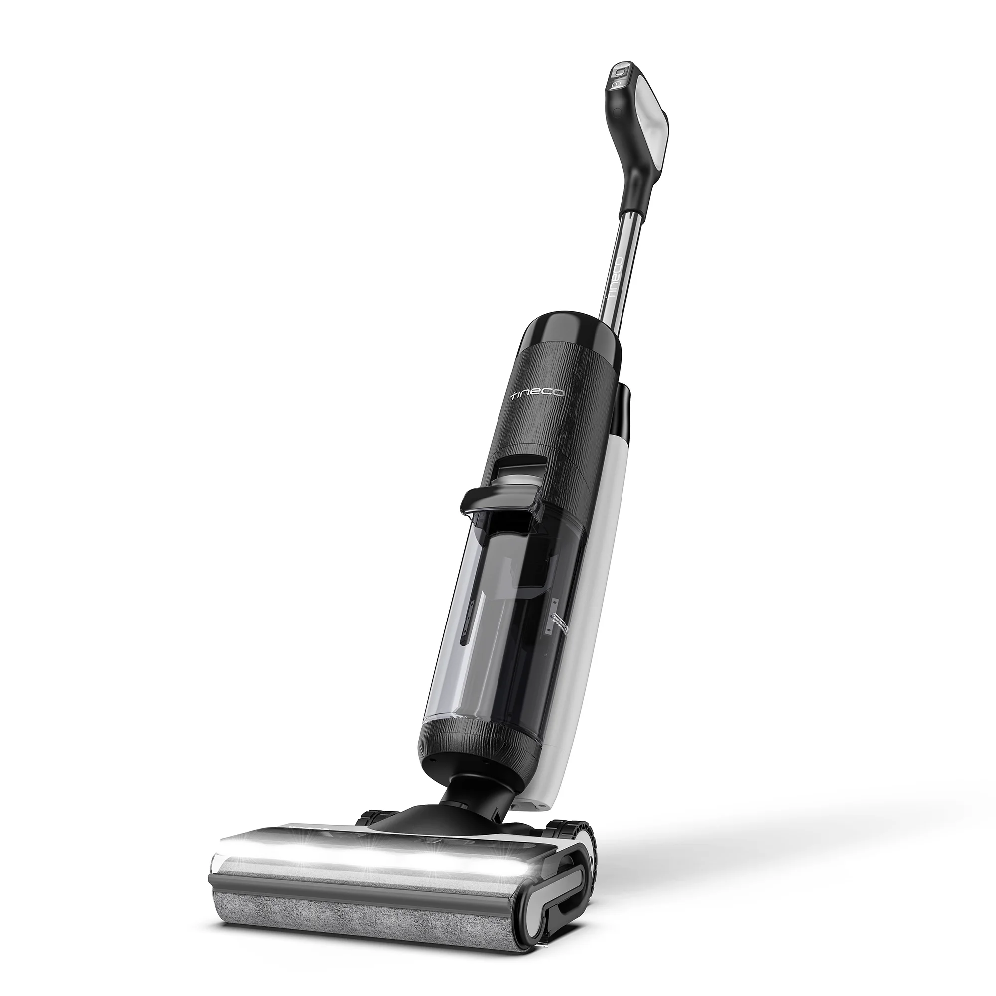 Tineco Floor ONE S7 PRO Aspirateur sec et humide sans fil et vadrouille LED en désordre collant et poils d'animaux centrifuge d'eau électrolytique