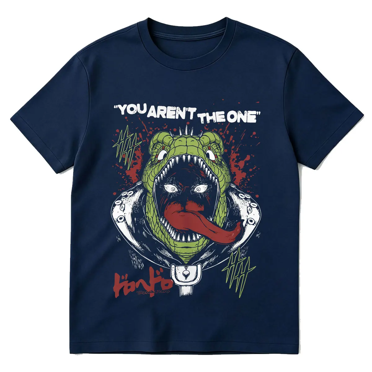 Japanisches Anime Dorohedoro Kaiman You Arent The One T-Shirt für Männer und Frauen, modisches, übergroßes, lässiges Baumwoll-T-Shirt, Streetwear – Detail 7