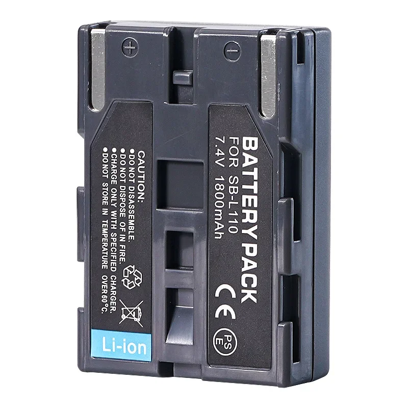 1800mAh شاحن بطارية ليثيوم أيون SB-L110 SBL110 SBL160 بطارية لسامسونج SCD VP-D85 SB-LS110 SB-LS220 SB-L70A SB-LS70AB كاميرا