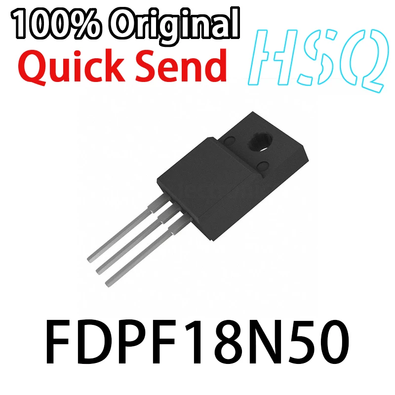 

1PCS FDPF18N50 MOS FET TO-220F Spot 18N50