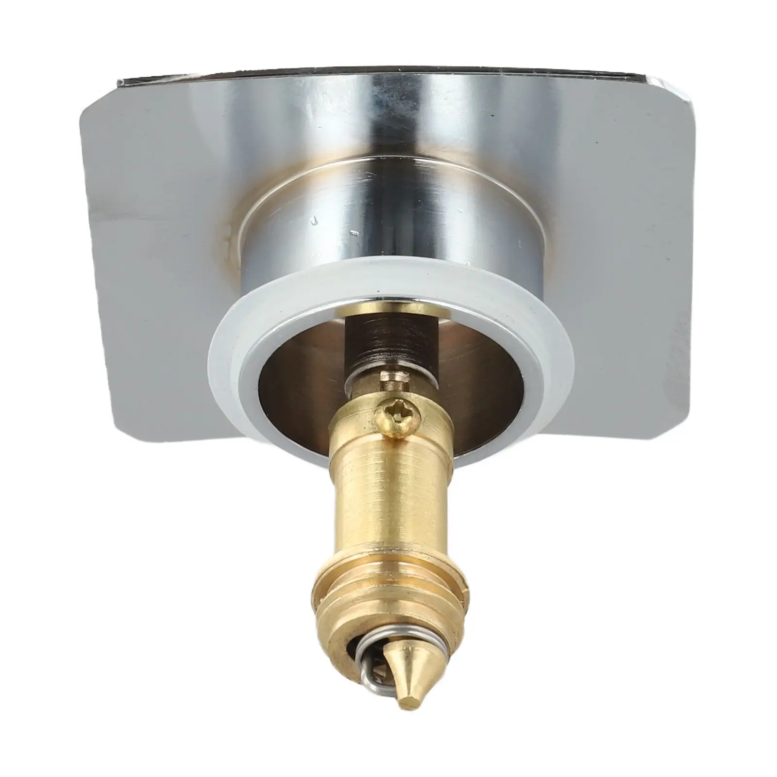 

Bathroom D cor Brass Sink Drain Cover High Efficiency Drain Cover Brass Stopper Stylish Square Design User-Friendly Operation