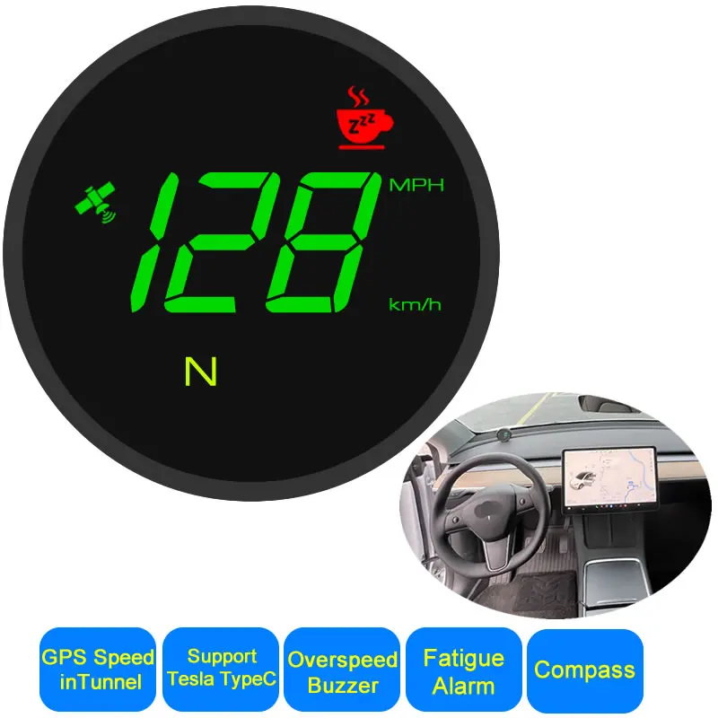 Universal Head Up Displays Speedometer for Teslas Model Y