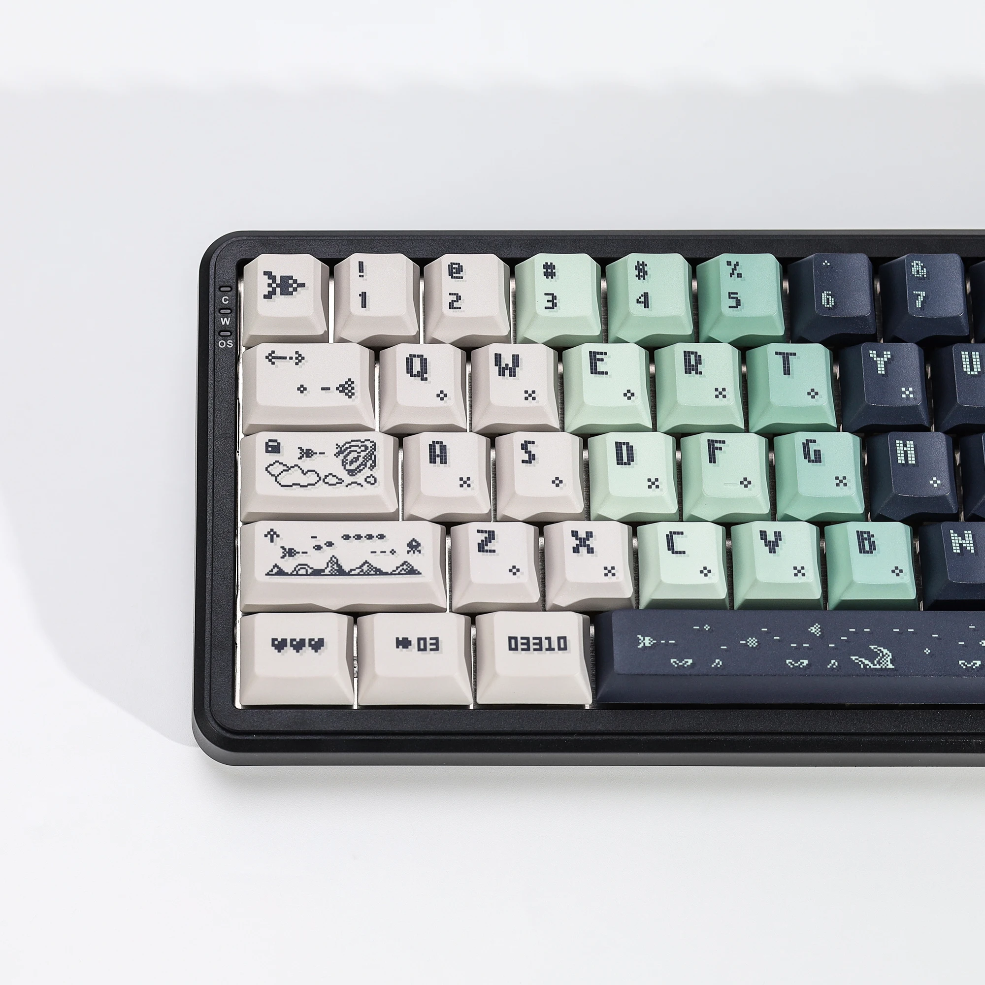 KBDiy Space Impact Keycaps Retro Cherry Profile Alice PBT 7u Keycap Custom für MX Magnetic Switch Gaming Mechanical Keyboard KIT – Detail 8