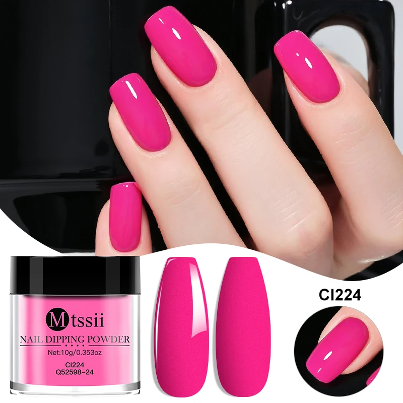 10g Nude Roze Nagel Dipping Powder Sprankelende Verloop Acrylpoeder Nagelglitter Stof Natuurlijk Droog Geen Lamp Uitharding Nodig Nagel Chrome
