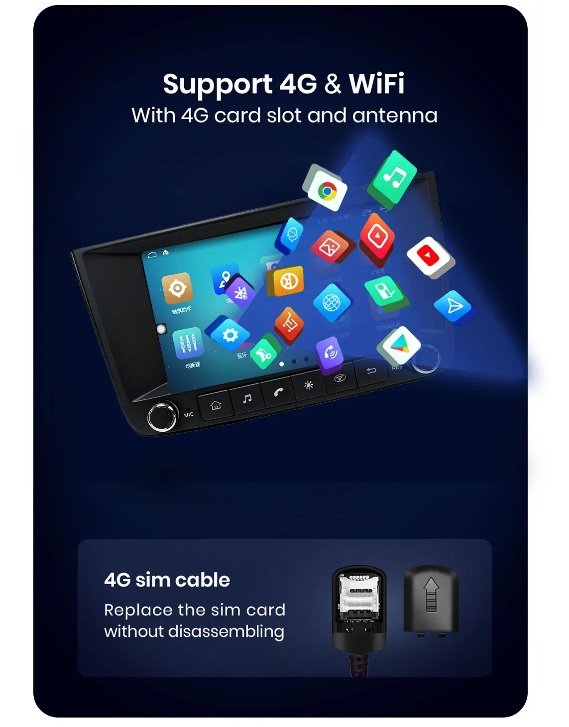 CHSTEK لـ Acura MDX 2001-2006 راديو السيارة ستيريو مشغل وسائط متعددة Carplay بلوتوث الملاحة GPS WIFI 4G وحدة الرأس أندرويد 13 #3