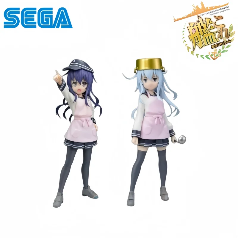 Sega In Stock Original Box Garage Kit Model Kancolle Movie Akatsuki Hibiki Cooking Apron Ver Anime Characters Collectible Figure