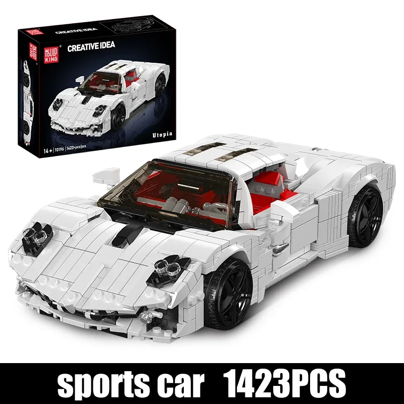 

1423PCS Technical Car Toys The Utopia Super Racing Car Building Block Vehicle Assembly Sport Car Brick Set Kids Christmas Gift