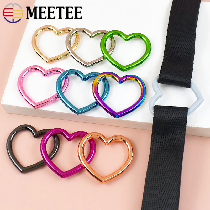 

5/10/20 шт., металлическая пряжка, уплотнительное кольцо, карабин в форме сердца, лямки, соединительный крючок, ремень для сумки, декоративные пряжки, фурнитура «сделай сам», аксессуары