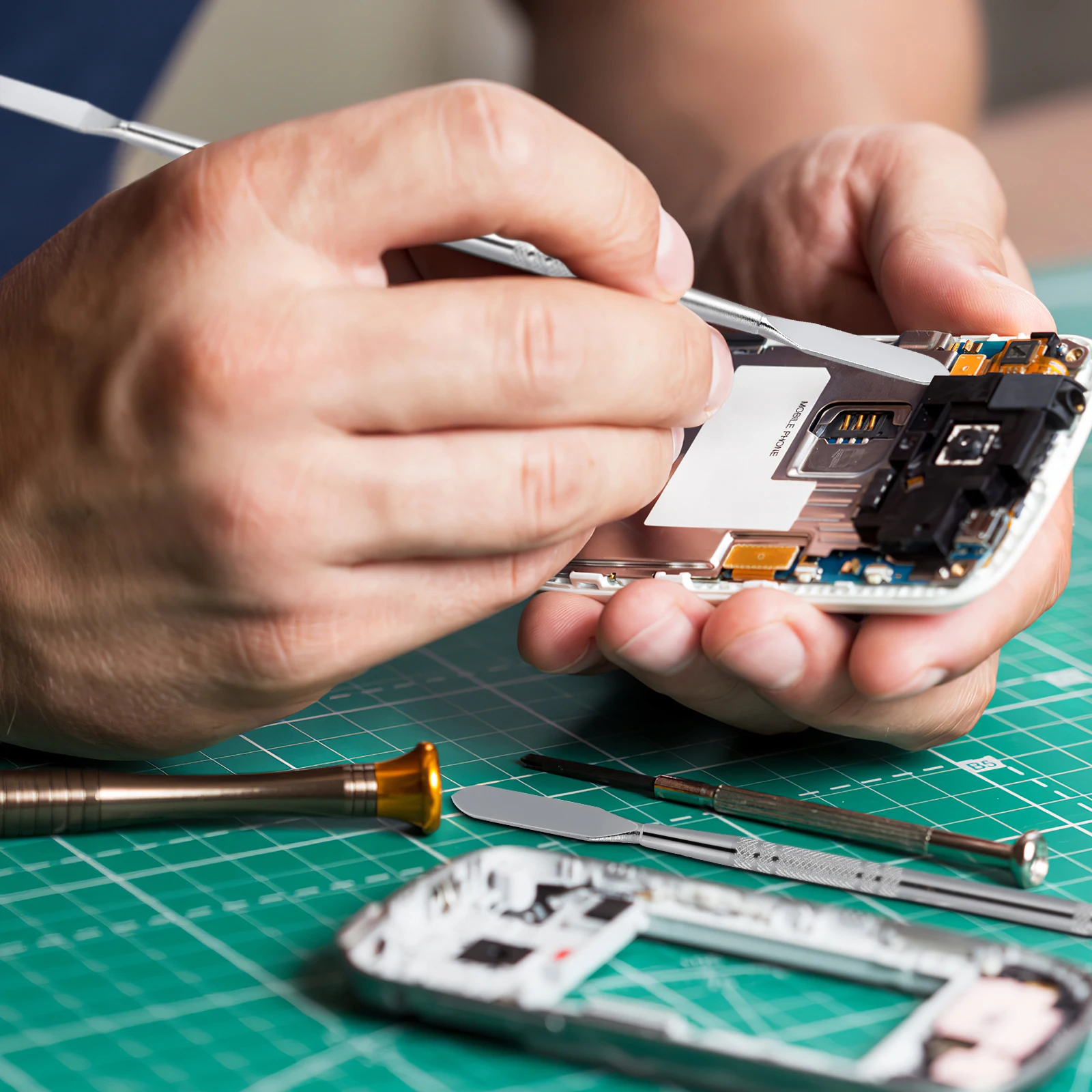 Mobile Phone Disassembly Tool Electronics Opening Pry Repair Metal Computer Small Prying Dual Ends Spudger Sturdy Stainless