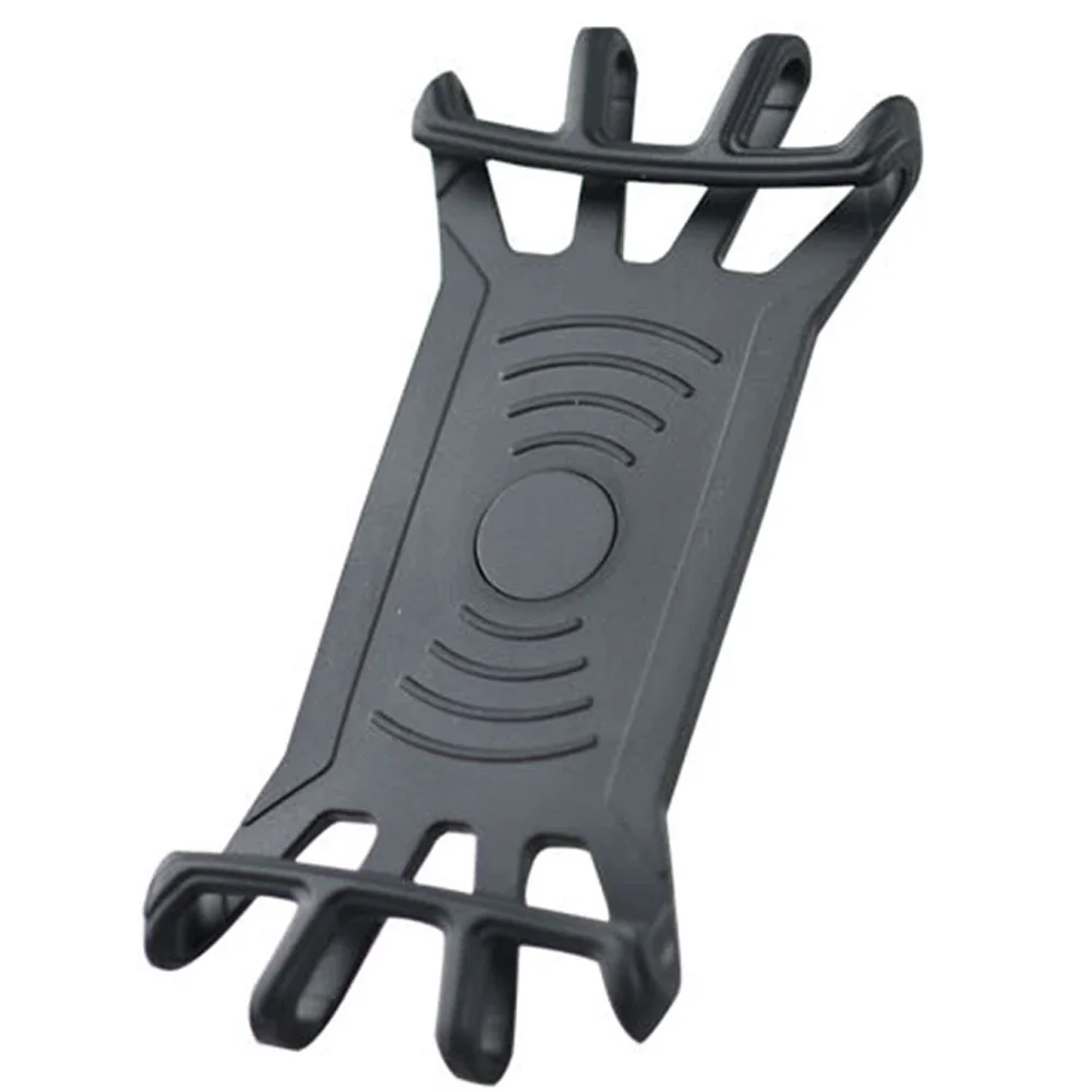 실리콘 스트랩이있는 사이클링 휴대폰 브래킷 고탄성 오토바이 전화 스탠드 4 인치 이상의 전화 용 찢어짐 방지