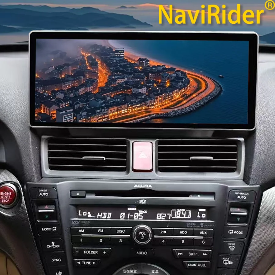 

12,3-дюймовое автомобильное радио на Android 15 для Acura TL 2008-2013 с сенсорным экраном, мультимедийным видеоплеером, стереосистемой, GPS-навигацией и поддержкой CarPlay