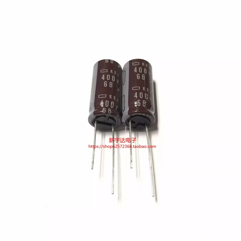 

10-100PCS Japanese Black Diamond 400V68UF 14.5X31.5 KXJ high-frequency long-life 68UF400V capacitor