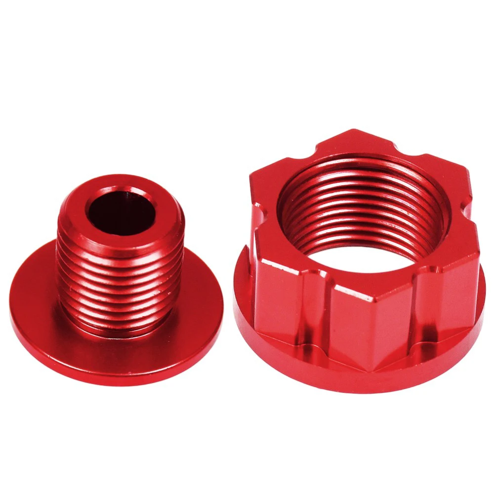 For Surron UltraBee All Model Years CNC Aluminium Rear Spindle Nut Motorcycle Tailored Mount Five Pigment Selection