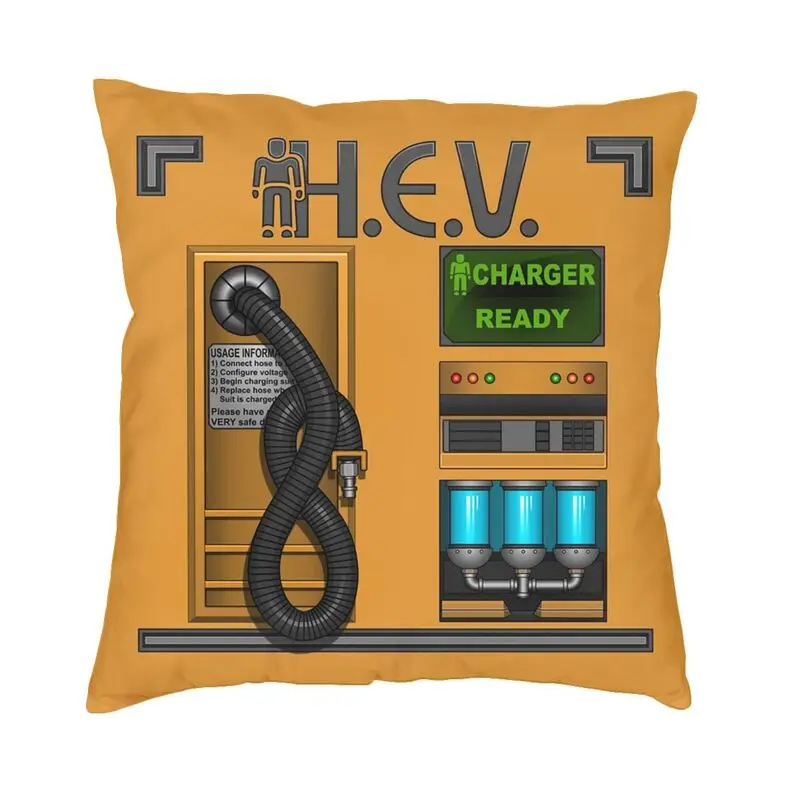 

Half Life - HEV Charger Luxury Throw Pillow Cover Home Decorative Video Games Cushion Case 45x45cm 3D Printing Pillows