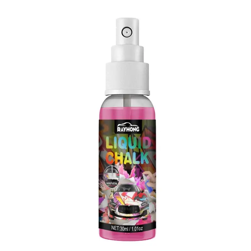 

Car Window Markers Washable Sidewalk Chalk Spray Paint Window Paint Markers For Car Decoration Auto Glass Posters Business