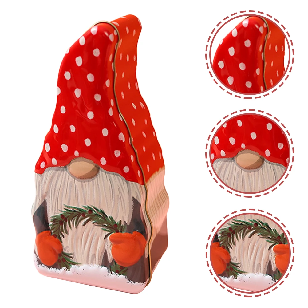 

Christmas Tinplate Storage Container Snacks Biscuit Gift Boxes Delicate Theme Packaging Holiday Cookie Containers Decor