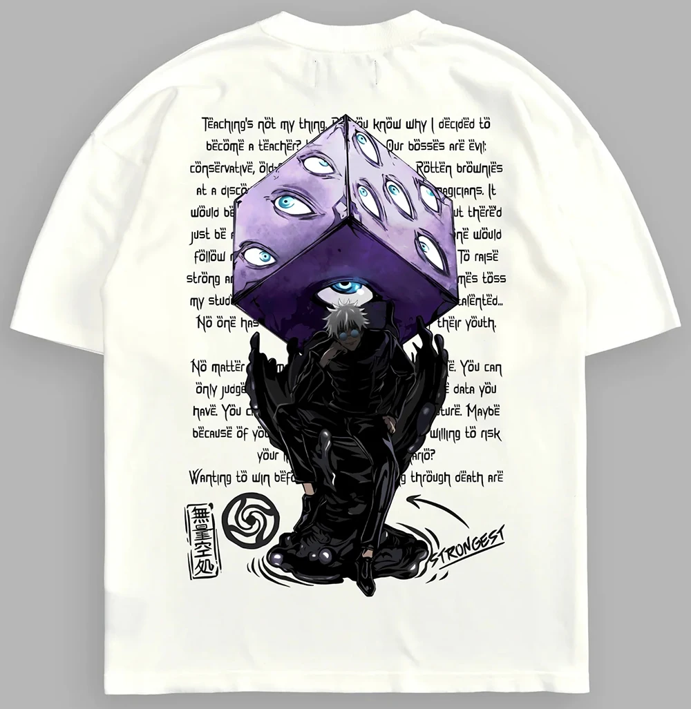 

Men Hip Hop Streetwear Black T-Shirt Japanese Anime Jujutsu Kaisen Graphic Vintage T Shirt Summer Harajuku Cotton Tshirt