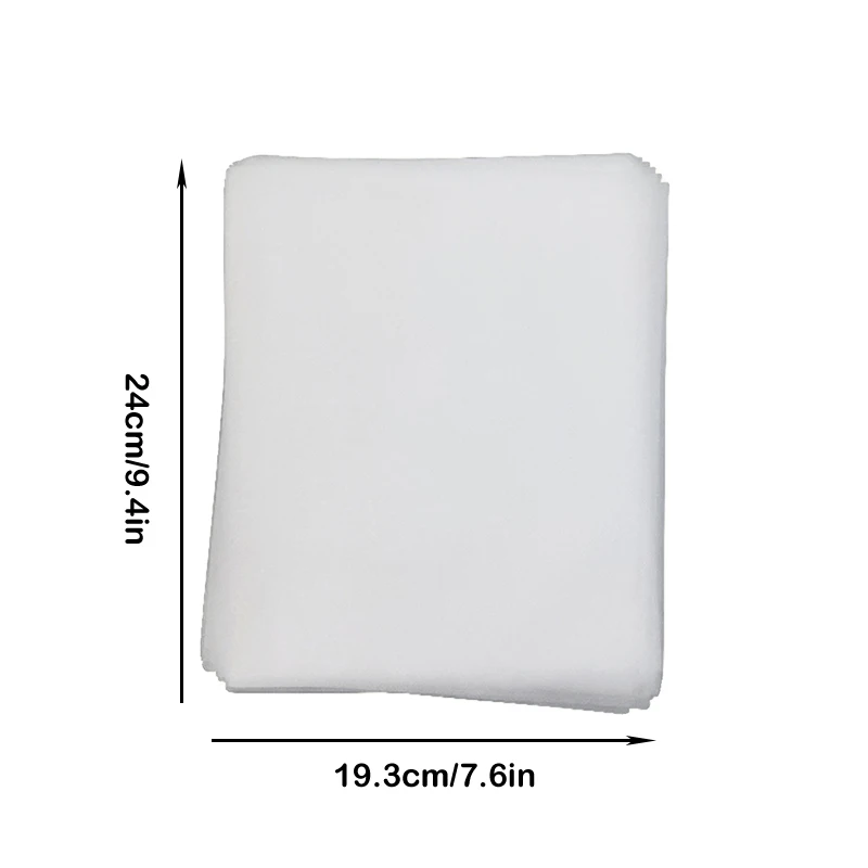 100 pezzi di carta da filtro per collettore di polveri per nail art, accessori per macchine per manicure, antipolvere, sostituisci la carta da filtro per aspirapolvere per nail art