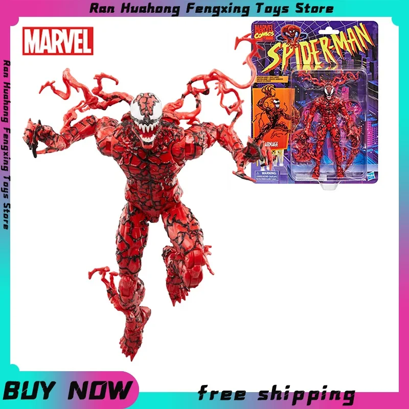 

Marvel Legends Series Comics Retro-inspired Carnage 6-inch Scale(15cm) Collectible Action Figure Original New Unopened Gift