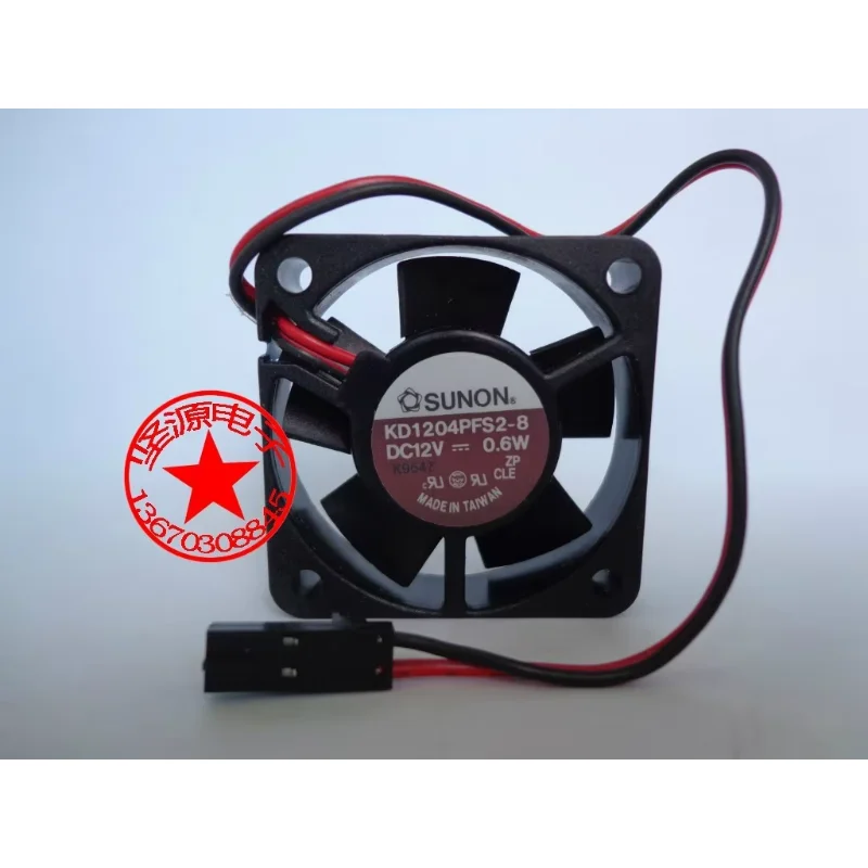 

SUNON KD1204PFS2-8 DC 12 В 0,6 Вт 40x40x10 мм 2-проводной охлаждающий вентилятор для сервера