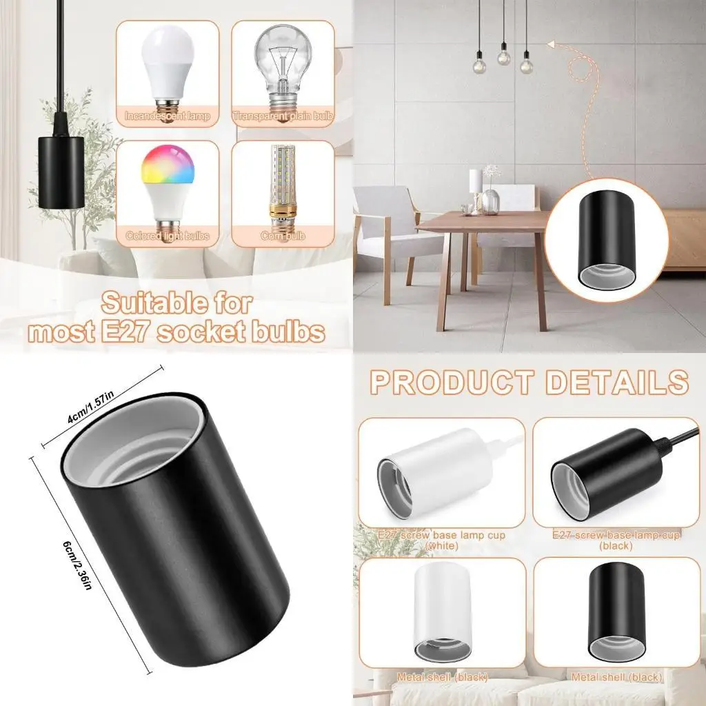 B03F 2Pcs E27 Screw…