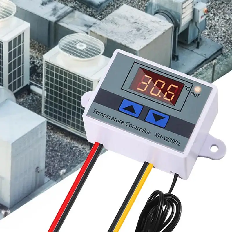 Mini Digital Temperature Controller 110V-220V 1500W Thermostat Regulator Heating Cooling Control Thermoregulator Sensor