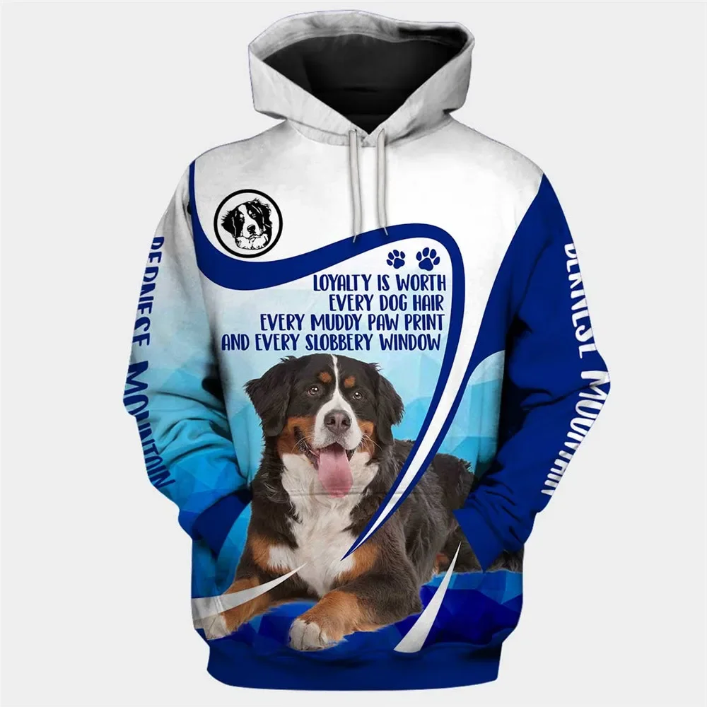HX Animals Hoodies 3D Graphic Muddy Paw Hoodie Animals Dogs German Shepherd Sweatshirts Doberman Pullovers  Men Clothing