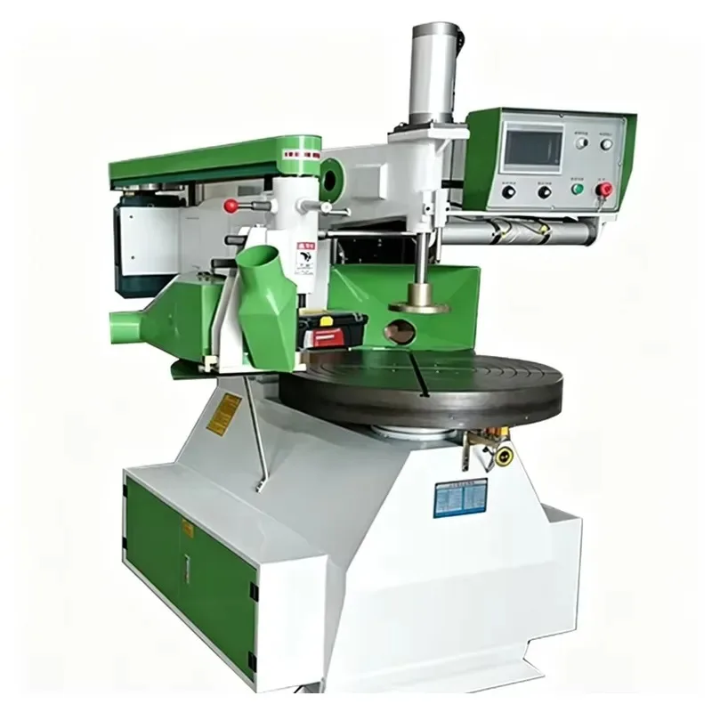 Semi-Automatic CNC Shaper & Router, Woodworking Profiling Machine for Round Wooden Cutting Boards