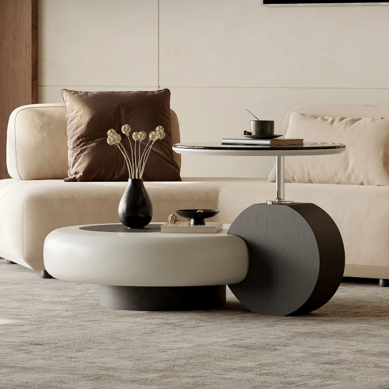 Modern liftable special-shaped coffee table small apartment creative sofa coffee table