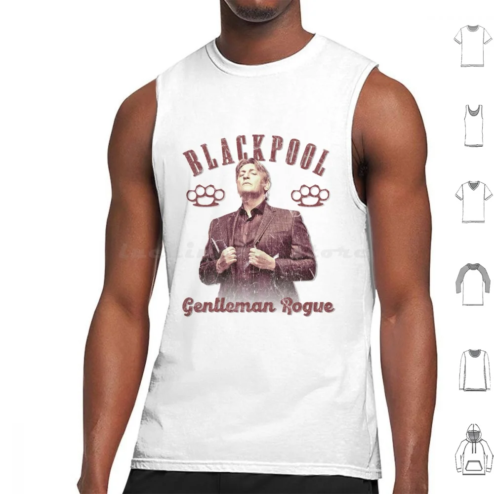 William Regal-Gentleman Rogue Tank Tops Print Cotton Wrestling Prowrestling 80s 90s 00s Vintage Retro Nostalgia
